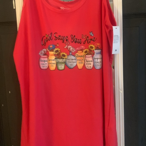 XL sleeveless, TaylorMade by CAT,  PICTURES Butterflies with GOD SAYS YOU ARE …. - Picture 2 of 3